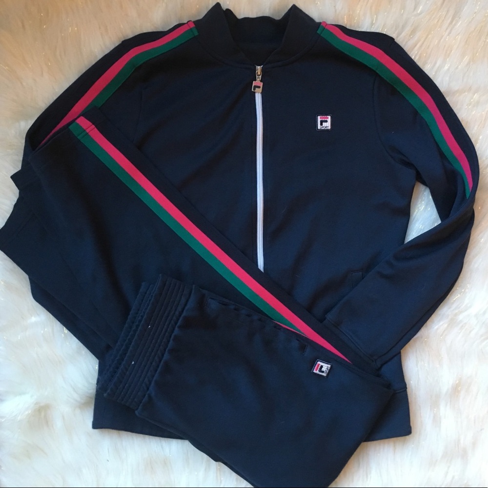 Fila Vintage Striped Tracksuit - Picture 1 of 7